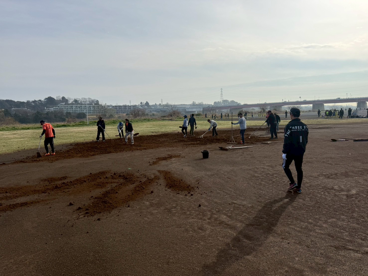 整地作業の様子